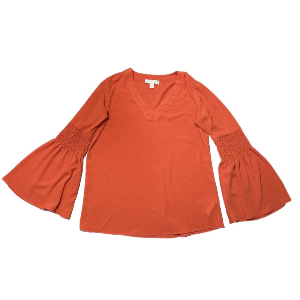 Michael Kors Rust Orange Long Bell Sleeves Size M